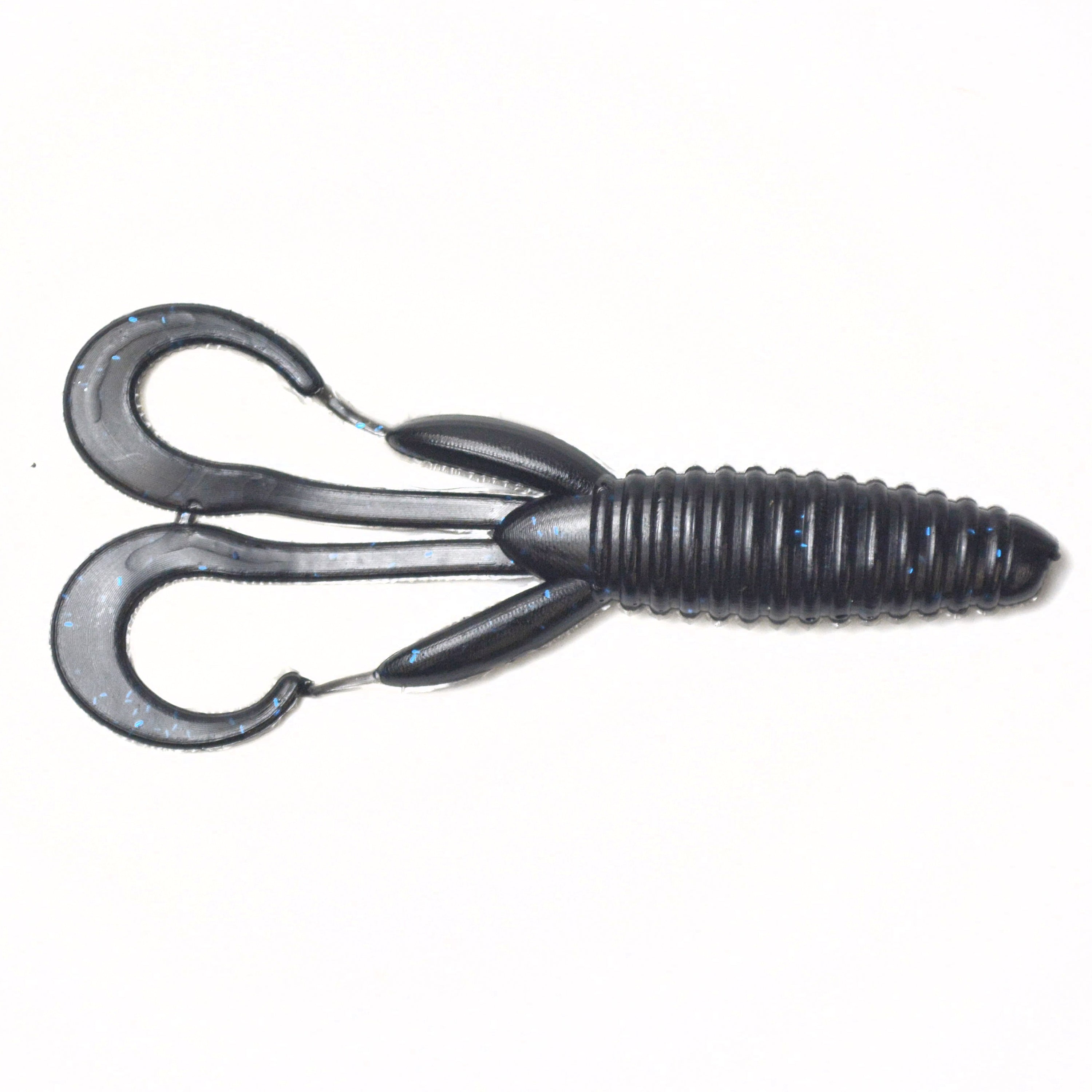 Motion Fishing Black & Blue Flake Hawgzilla Creature Bait