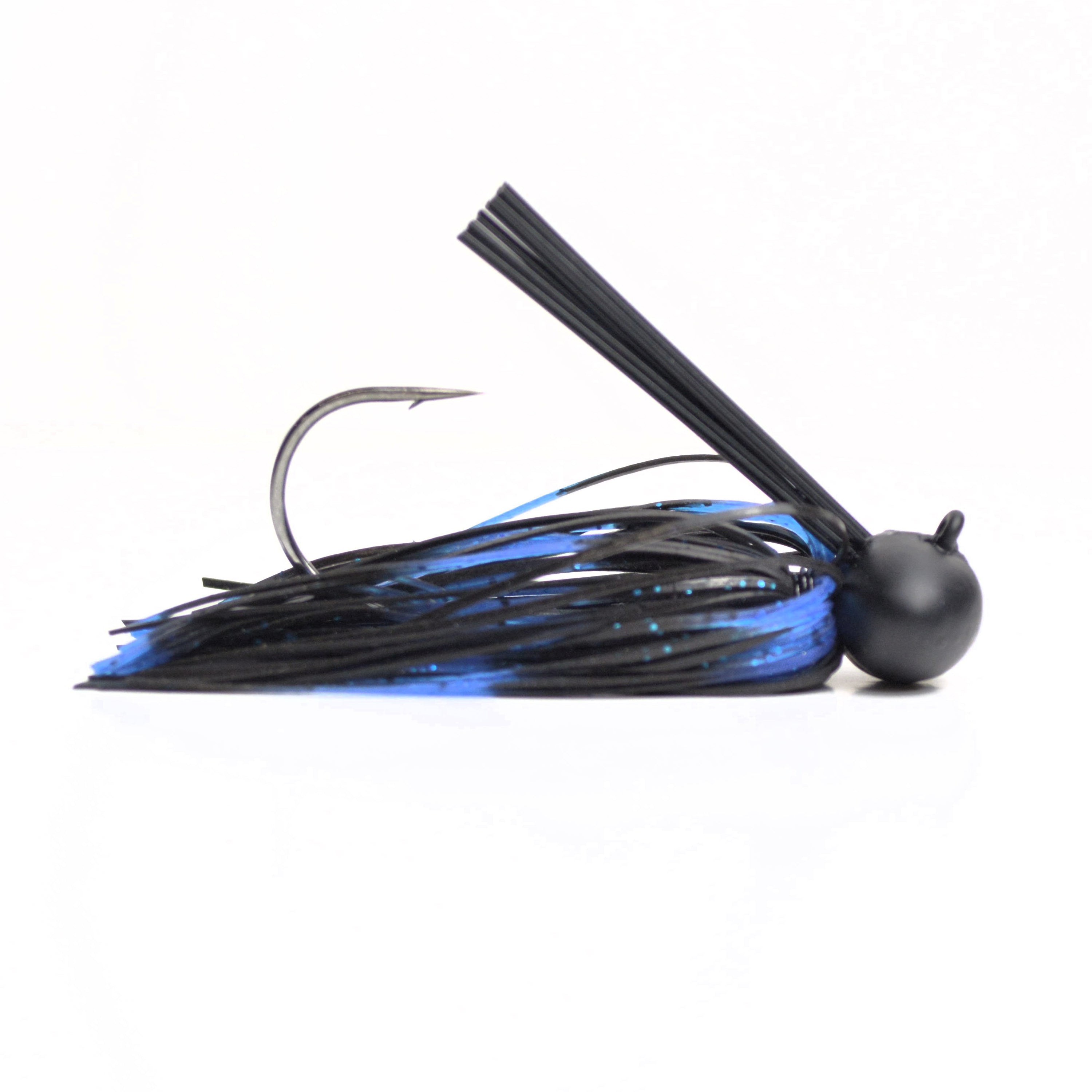 Motion Fishing Black and Blue Bruiser Football Jig