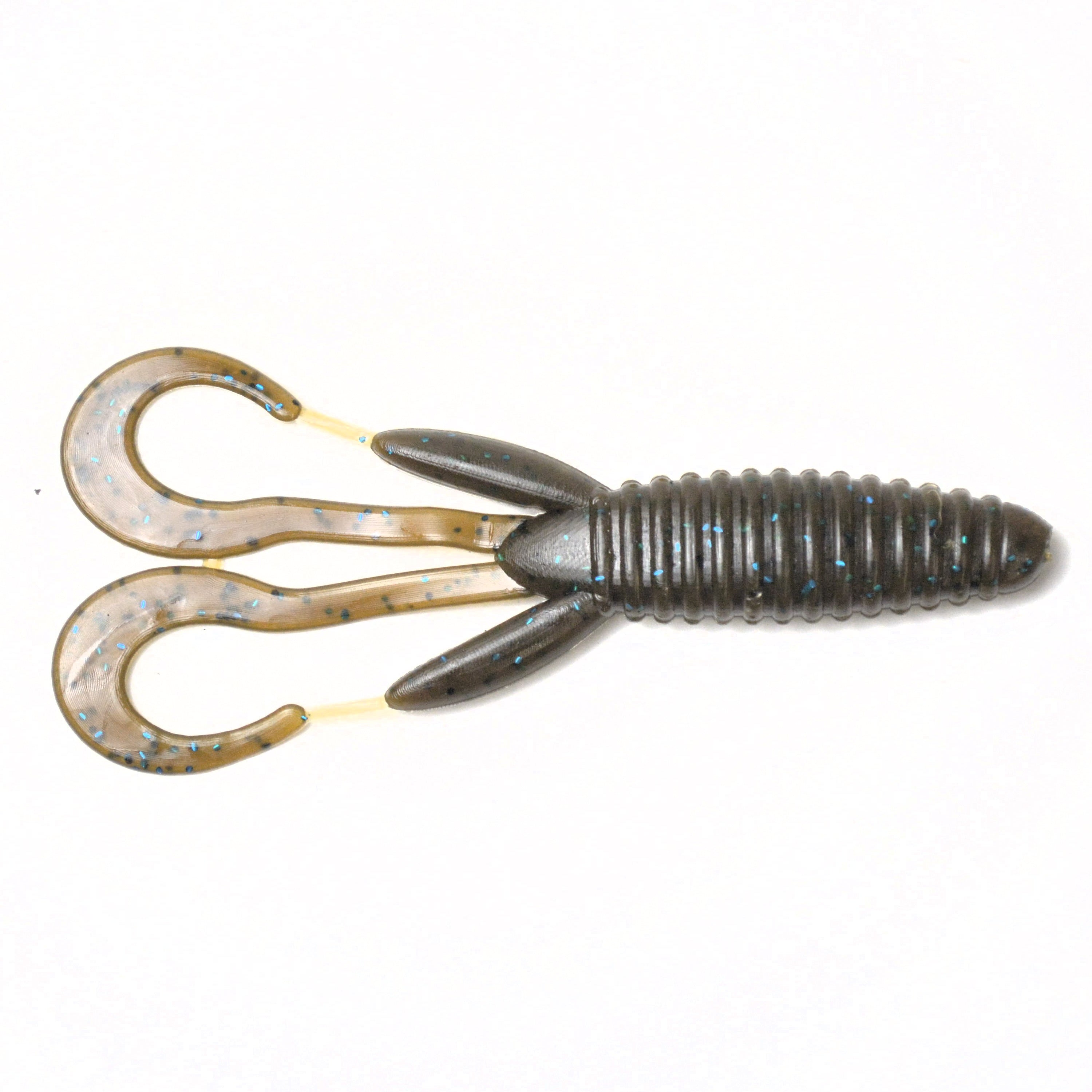 Motion Fishing Green Pumpkin Blue Flake Hawgzilla Creature Bait