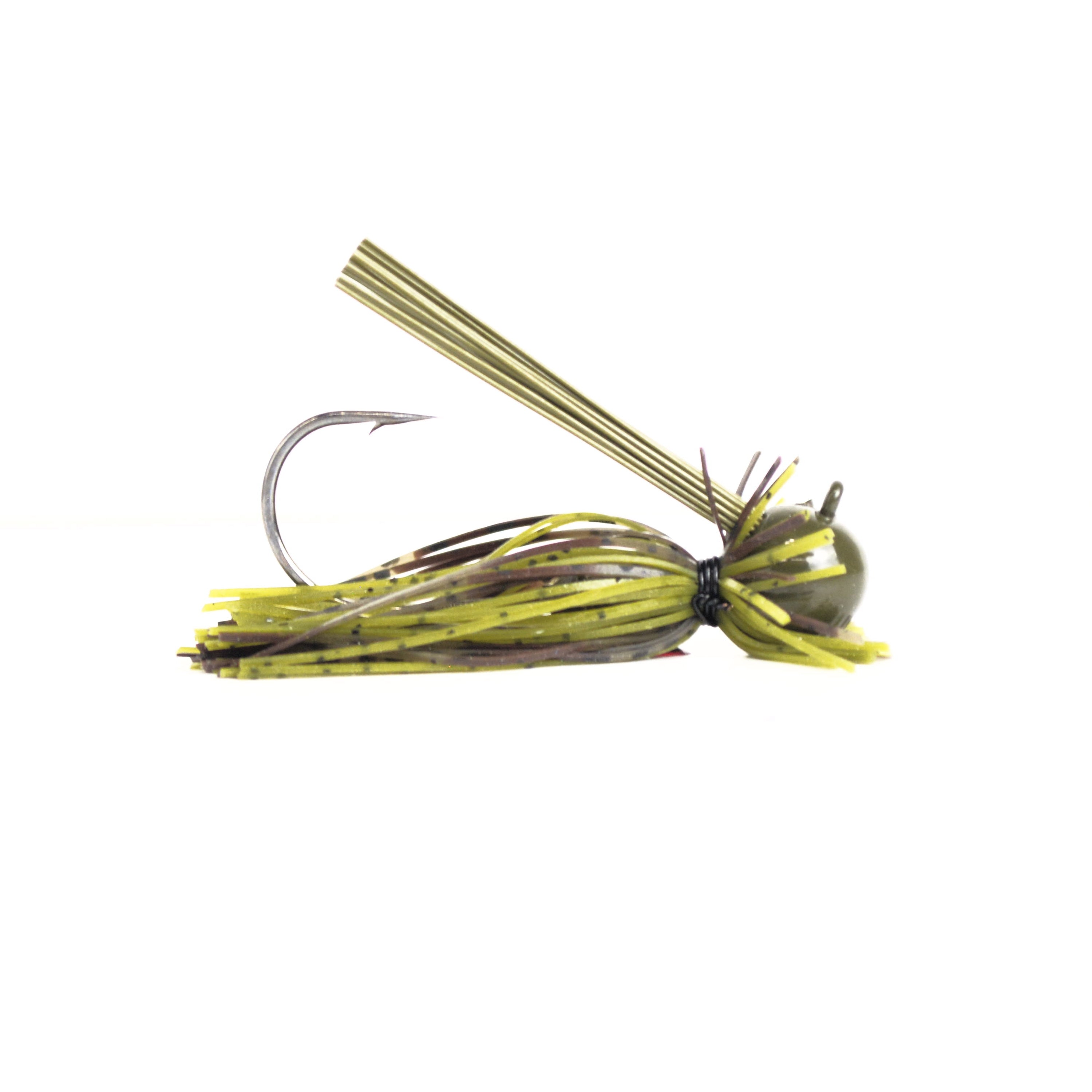 Motion Fishing Green Pumpkin Finesse Ball Head Jig