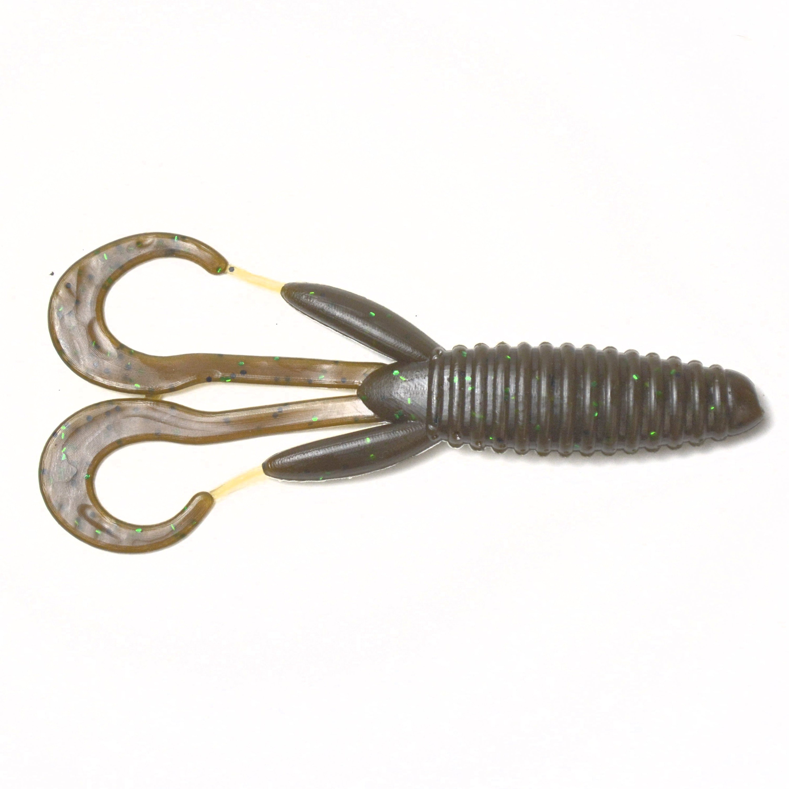 Motion Fishing Green Pumpkin Green Flake Hawgzilla Creature Bait