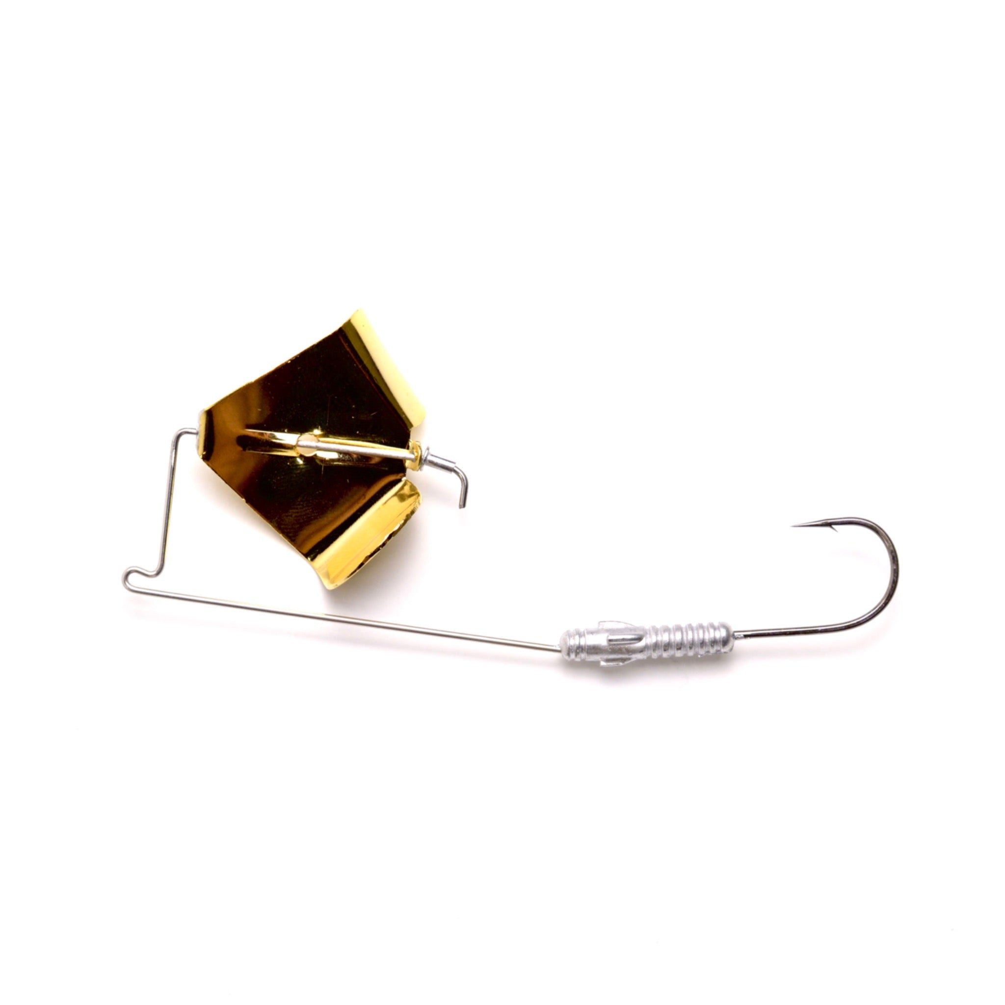 Motion Fishing Sounchek Buzzbait with a gold blade
