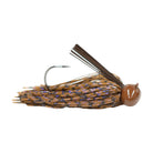 Peanut Butter and Jelly (PBJ) Hand Tied Motion Fishing Football Jig with a Mustad Hook