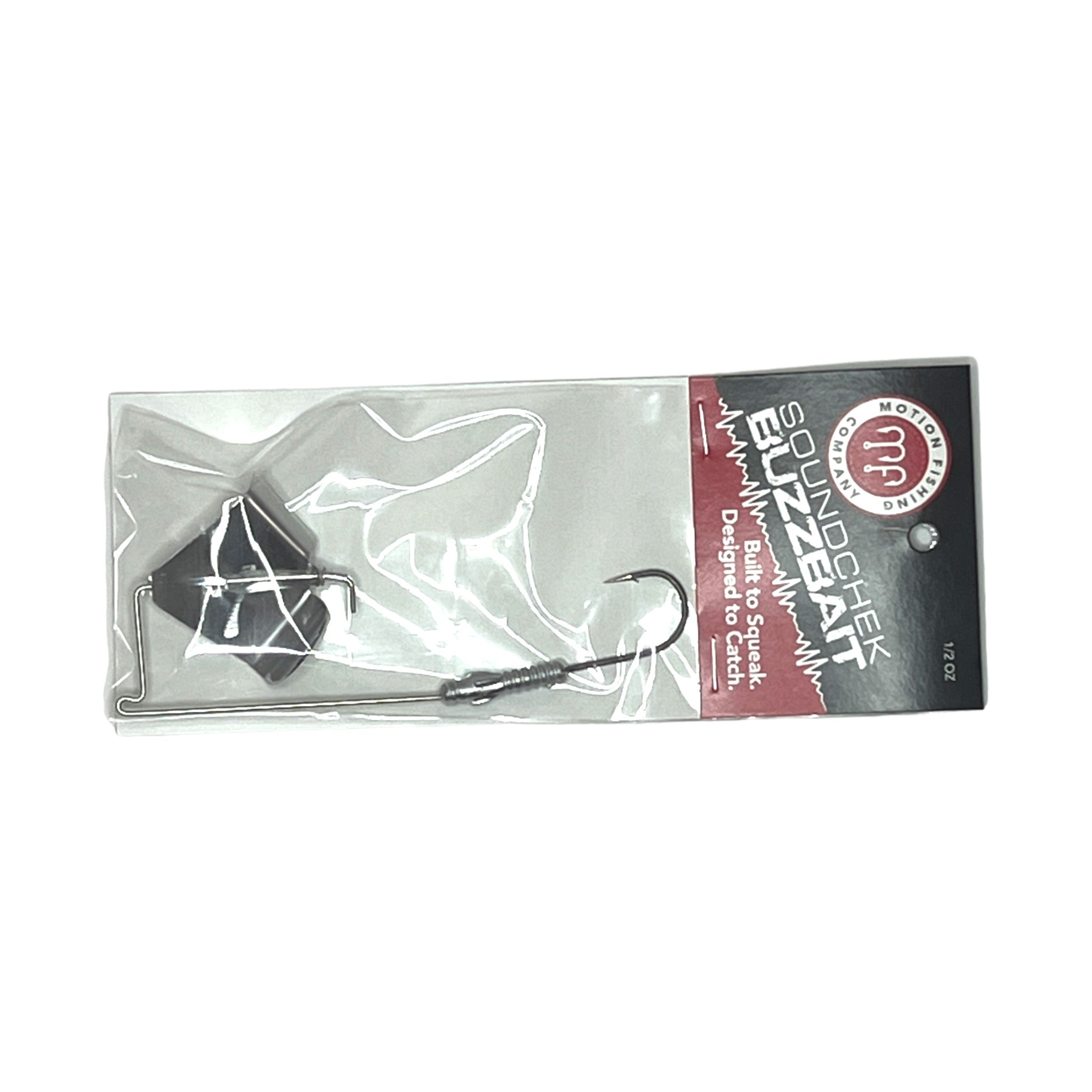 Motion Fishing Soundchek Buzzbait topwater lure with squeak action - perfect for explosive bass strikes from the bank 