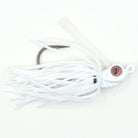 Motion Fishing White Swim Jig - Perfect for imitating shad and triggering strikes around shallow cover.